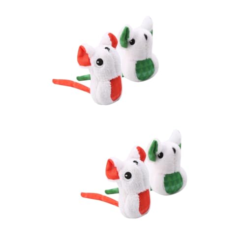 Beavorty 4 Stück -Plüsch Spielzeug für Kätzchen Katzenspielzeug Kätzchenspielzeug Plüschtier Spielzeuge Plüsch Spielzeug Katze Plüschmaus Spielzeug Haustier Katze Beavorty 4 Stück -Plüsch Spielzeug für Kätzchen Katzenspielzeug Kätzchenspielzeug Plüschtier Spielzeuge Plüsch Spielzeug Katze Plüschmaus Spielzeug Haustier Katze von Beavorty