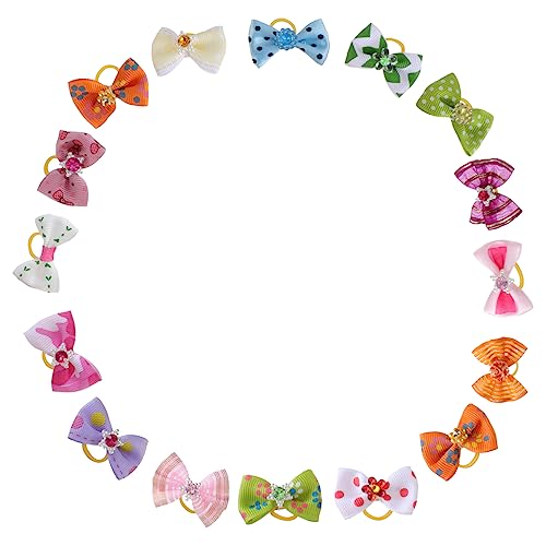 Beavorty 40stücke Hundehaar Zubehör Mit Strass Perlen Und Blumen Haarschleifen Für Haustiere Gummiband-bündchen Für Süße Frisuren Für Hunde Und Katzen Beavorty 40stücke Hundehaar Zubehör Mit Strass Perlen Und Blumen Haarschleifen Für Haustiere Gummiband-bündchen Für Süße Frisuren Für Hunde Und Katzen von Beavorty