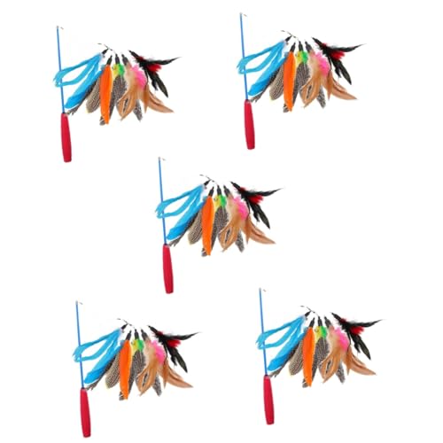 Beavorty 5 Sets Interaktives Katzenspielzeug-Set Dekoratives Katzenspielzeug Teleskopspielzeug Für Drinnen Zur Aktivierung des Jagdinstinkts Von Kätzchen Beavorty 5 Sets Interaktives Katzenspielzeug-Set Dekoratives Katzenspielzeug Teleskopspielzeug Für Drinnen Zur Aktivierung des Jagdinstinkts Von Kätzchen von Beavorty