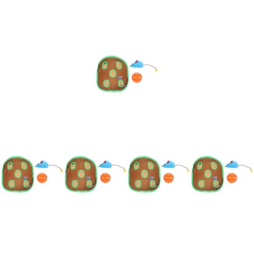 Beavorty 5 Sets Interaktives Katzentunnel-Spielzeug-Set Kätzchen-spieltunnel -Design Katzen-erkundungsspielzeug Katzenspielzeug Haustiertunnel von Beavorty
