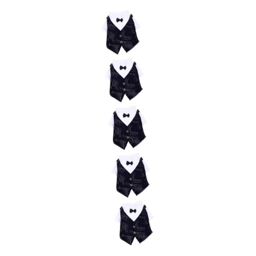 Beavorty 5 Stücke Hochzeit Kleidung Für Welpen Katze Kleid Kragen Bekleidung Kleid Hemd Für Pet Supplies von Beavorty
