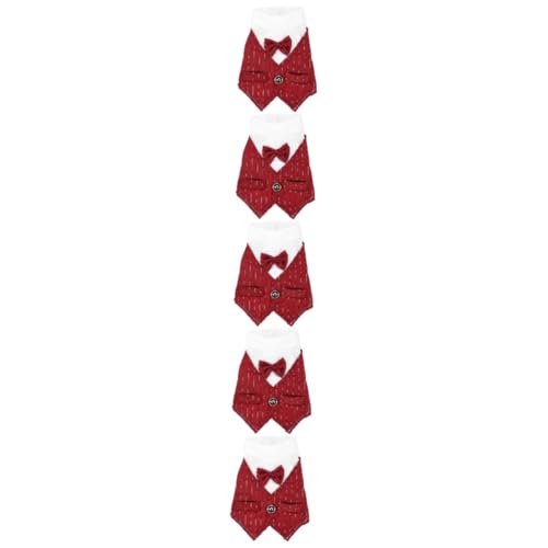 Beavorty 5st Haustieranzug Hund Verkleiden Hundekostüme Für Halloween Hundeanzug Hunde-Outfit Große Kostüme Für Hunde Anzug Für Hunde Gentleman-hundekleidung Hochzeit Polyester Junge Russ von Beavorty