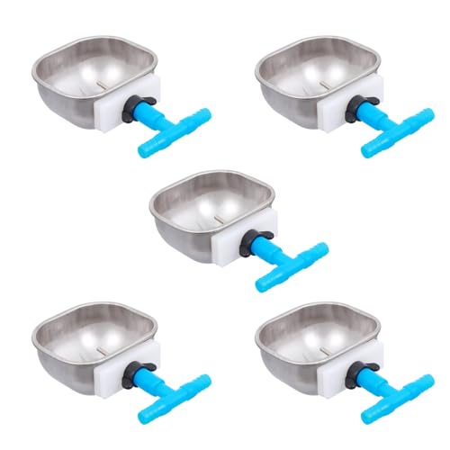 Beavorty 5 Stücke Große Edelstahl Wasser Dispenser Automatische Geflügel Wasser Dispenser Für Vögel Beavorty 5 Stücke Große Edelstahl Wasser Dispenser Automatische Geflügel Wasser Dispenser Für Vögel von Beavorty