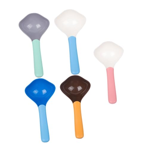 Beavorty 5-teiliges Tierfutterschaufel-Set Katzenfütterungsschaufel Für Haustiere Futterspender-Werkzeug Bogendesign Für Einfache Reinigung Beavorty 5-teiliges Tierfutterschaufel-Set Katzenfütterungsschaufel Für Haustiere Futterspender-Werkzeug Bogendesign Für Einfache Reinigung von Beavorty
