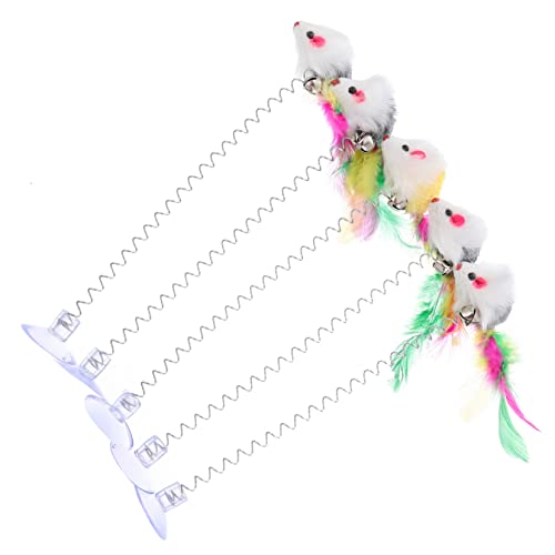 Beavorty 5St Saugnapf necken Katzen Stick Katzentrainer Zauberstab Katze Mäuse Tiere Spielzeug Plüschtier Spielzeuge Haustier Katze Teaser Katzenteaser mit Saugnapf Feder Katzen-Teaser Beavorty 5St Saugnapf necken Katzen Stick Katzentrainer Zauberstab Katze Mäuse Tiere Spielzeug Plüschtier Spielzeuge Haustier Katze Teaser Katzenteaser mit Saugnapf Feder Katzen-Teaser von Beavorty