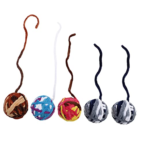 Beavorty 5 Stück Interaktive Katzenspielzeuge Glockenbälle für Kätzchen und Katzen Bunte Wollgarnbälle Zum Spielen mit Haustieren Ideal für Die Unterhaltung Im Innenbereich Beavorty 5 Stück Interaktive Katzenspielzeuge Glockenbälle für Kätzchen und Katzen Bunte Wollgarnbälle Zum Spielen mit Haustieren Ideal für Die Unterhaltung Im Innenbereich von Beavorty