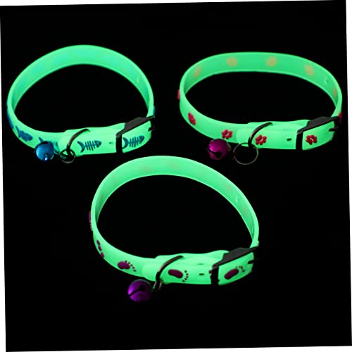 Beavorty 6 STK Fluoreszierendes Haustierhalsband leuchtendes hundehalsband Beleuchtete Hundehalsbänder für die Nacht Halsketten eine Halskette Anti-Verlust-Halsband Nachtkragen von Beavorty