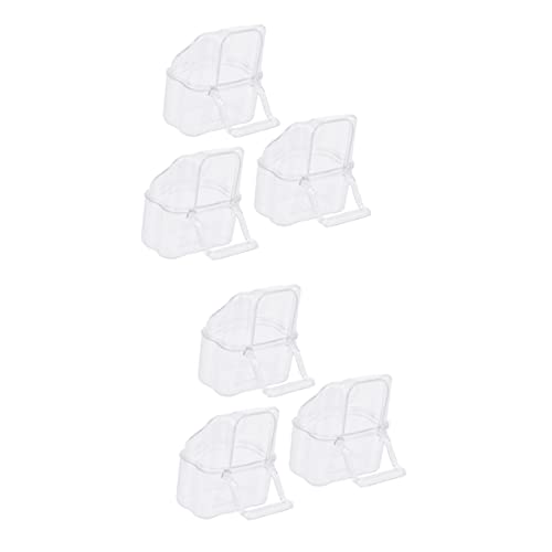 Beavorty 6 STK Futterbox Für Papageien Wild Zubehör Für Sittichkäfige Wasserspender Für Vögel Futterbehälter Für Vogelhäuschen Papageienkäfig Kleiner Vogelhäuschen Obst Vogelfutternapf Beavorty 6 STK Futterbox Für Papageien Wild Zubehör Für Sittichkäfige Wasserspender Für Vögel Futterbehälter Für Vogelhäuschen Papageienkäfig Kleiner Vogelhäuschen Obst Vogelfutternapf von Beavorty
