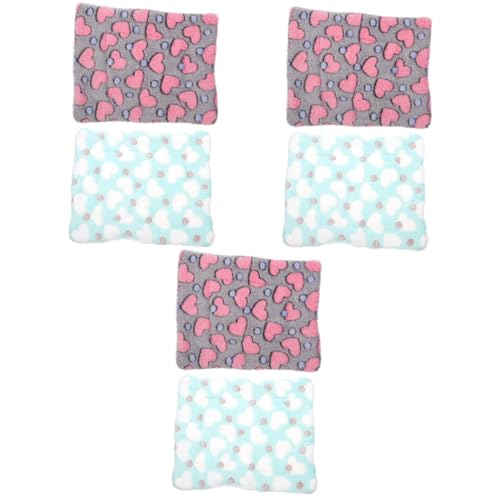Beavorty 6 STK Hamster Pad Nestunterlage für kleine Haustiere Hüttenspielzeug Schlafmatten matratzenschoner Kaninchen Schlafkissen Eichhörnchen warme Matte verdicken warme Unterlage Decke Beavorty 6 STK Hamster Pad Nestunterlage für kleine Haustiere Hüttenspielzeug Schlafmatten matratzenschoner Kaninchen Schlafkissen Eichhörnchen warme Matte verdicken warme Unterlage Decke von Beavorty