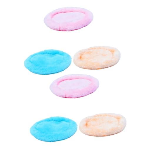 Beavorty 2 Sets Ergonomisches Hamsterbett Dreifach-hängematte Warme Matte Polster Hamsterbett Warm Leicht Zu Reinigen Für Haustiere 3 Stück X 2 von Beavorty
