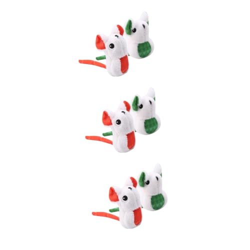 Beavorty 6 STK kleines Hundespielzeug Beißspielzeug Spielzeug für Kätzchen de porristas Plüschtier Spielzeuge Plüsch Spielzeug Katze Plüschmaus Spielzeug Modellieren Haustierzubehör Beavorty 6 STK kleines Hundespielzeug Beißspielzeug Spielzeug für Kätzchen de porristas Plüschtier Spielzeuge Plüsch Spielzeug Katze Plüschmaus Spielzeug Modellieren Haustierzubehör von Beavorty