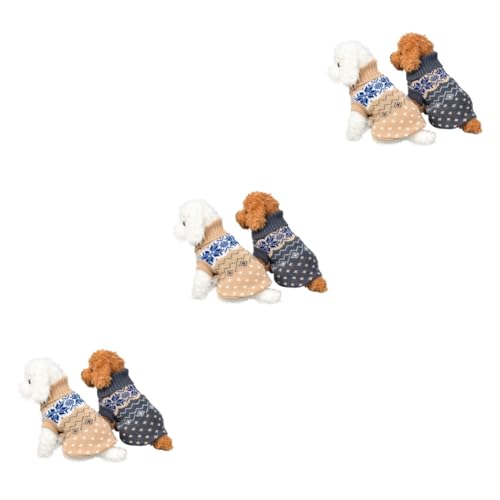 Beavorty 3sets Haustier Kostüm Dekorative Hund Pullover Warme Jacke Für Mittel Große Hunde 2 Stücke * 3 Beavorty 3sets Haustier Kostüm Dekorative Hund Pullover Warme Jacke Für Mittel Große Hunde 2 Stücke * 3 von Beavorty