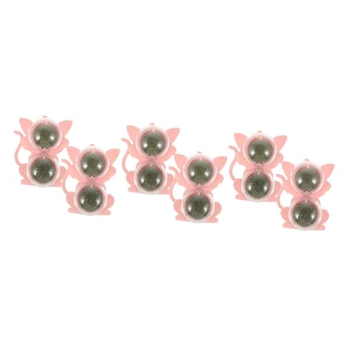 Beavorty 6 STK Katzenspielzeug Katzenminze-Kugeln für Katze Indoor-Katzenminze-Ball Zimmerpflanzen Spielzeuge Katzenminzekugeln für die Katzenwand Wiederverwendbarer Ball mit Katzenminze Beavorty 6 STK Katzenspielzeug Katzenminze-Kugeln für Katze Indoor-Katzenminze-Ball Zimmerpflanzen Spielzeuge Katzenminzekugeln für die Katzenwand Wiederverwendbarer Ball mit Katzenminze von Beavorty