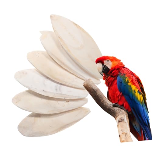 Beavorty Spielzeug Für Haustiere 6 STK Papageien, Zähneknirschspielzeug Spielzeuge Tierfutter Cuttlebone für Vögel Kaublöcke für Vögel kauen Leckereien für Haustiere Snack Vogelfutter von Beavorty