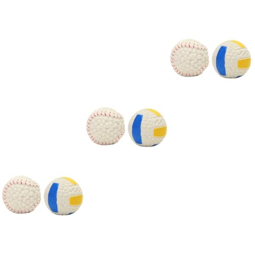 Beavorty 3sets Hundespielzeug Haustier Biss Spielzeug Latex Material Kauspielzeug Haustier Spielzeug 2 Stücke * 3 von Beavorty