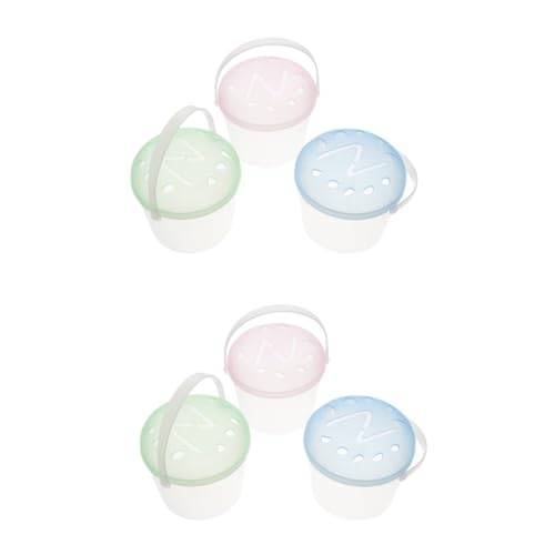Beavorty 2sets Ergonomische Hamster Tragen Fall Käfig Tragbare Pet Liefert Für Outdoor Abenteuer 3 Stücke * 2 von Beavorty