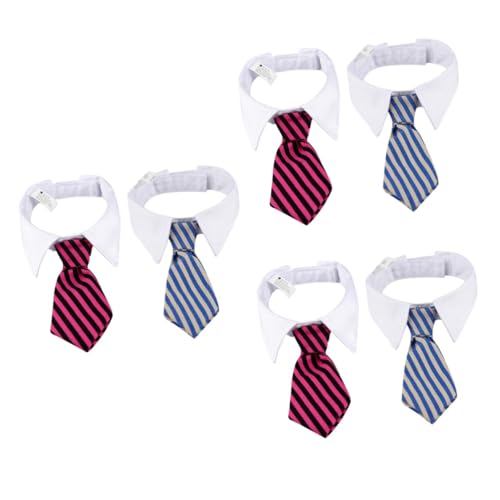 Beavorty 3er-Sets Haustier-Fliege Für Hunde Und Verstellbar Rot-grau Gestreift Bequeme Dekorative Krawatte Für Hochzeiten Und Partys 2 Stück X 3 Beavorty 3er-Sets Haustier-Fliege Für Hunde Und Verstellbar Rot-grau Gestreift Bequeme Dekorative Krawatte Für Hochzeiten Und Partys 2 Stück X 3 von Beavorty