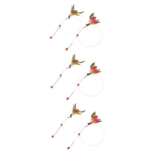 Beavorty 6stücke Interaktive Katzenspielzeuge Mit Glöckchen Lustige Katzenangel Mit Für Spielerische Beschäftigung Und Training Aktivität Und Ihrer Katze Beavorty 6stücke Interaktive Katzenspielzeuge Mit Glöckchen Lustige Katzenangel Mit Für Spielerische Beschäftigung Und Training Aktivität Und Ihrer Katze von Beavorty