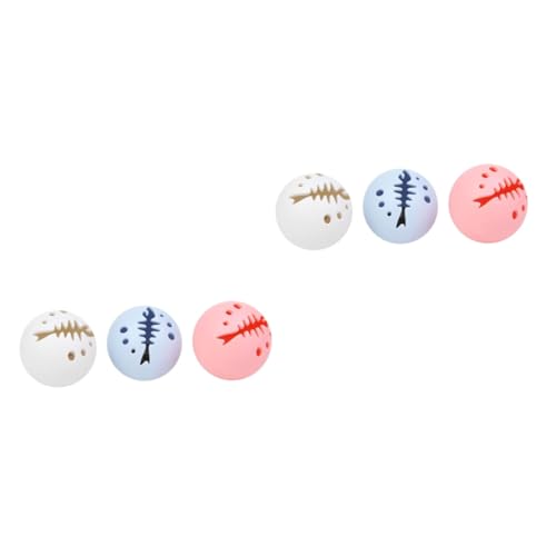 Beavorty 6 STK Indoor-Spielset Ballspielzeug für Katzen Laufrad für Katzen Haustierspielzeug Pet-Ball-Spielzeug Spielzeuge Katzenspielzeug klingelspielzeug für Haustiere beissen die Klingel Beavorty 6 STK Indoor-Spielset Ballspielzeug für Katzen Laufrad für Katzen Haustierspielzeug Pet-Ball-Spielzeug Spielzeuge Katzenspielzeug klingelspielzeug für Haustiere beissen die Klingel von Beavorty
