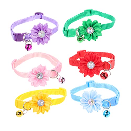 Beavorty Gestricktes Katzenhalsband Mit Glöckchen - Kätzchenhalsband Katzenhalsband Glöckchen - Haustier Halsdekor - Stylische Haustier Halskette von Beavorty