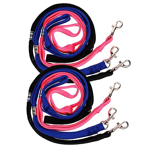 Beavorty 6-teiliges Hundepflegeset Aus Nylon Einziehbare Hundeleine Halsband Badehelfer von Beavorty