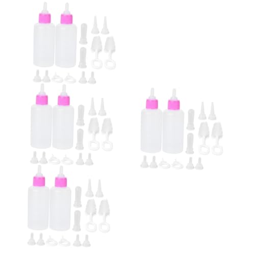 Beavorty 8sätze Katzenmilchflasche Für Neugeborene Wiederverwendbare Fütterungsflaschen Für Kätzchen Und Kleine Haustiere Sicheren Fütterung Von Und Kleintieren von Beavorty