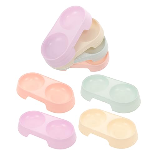 Beavorty 8-teiliges Katzenfutter-futterspender-doppelspender-Haustier-wassernapf-zubehör-schüssel-Set von Beavorty