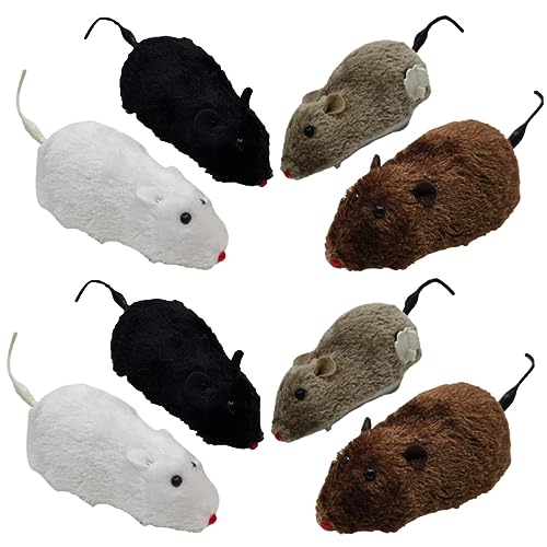 Beavorty Aufziehbare Mäuse Katzenspielzeug 8 Stück Katzenmäuse Spielzeug für Kätzchen Beavorty Aufziehbare Mäuse Katzenspielzeug 8 Stück Katzenmäuse Spielzeug für Kätzchen von Beavorty