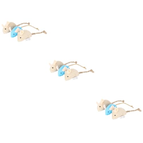 Beavorty 9 Pcs Katzenspielzeug Mäuse Für Hauskatzen Interaktive Plüschspielzeuge Helle Farben Aufziehbare Mäuse Für Kätzchen Beavorty 9 Pcs Katzenspielzeug Mäuse Für Hauskatzen Interaktive Plüschspielzeuge Helle Farben Aufziehbare Mäuse Für Kätzchen von Beavorty