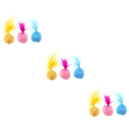 Beavorty 9 STK Spielzeug Plüschtier Katze Plüschbälle Katzenminze-Ball niedlich Katzenminze Bälle Beavorty 9 STK Spielzeug Plüschtier Katze Plüschbälle Katzenminze-Ball niedlich Katzenminze Bälle von Beavorty