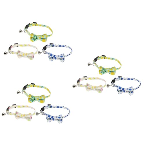 Beavorty 9 STK Schleifenhalsband für Haustierkatzen Schleife Halskette Hund schal Kragen anwesendes Haustier Obst Haustierzubehör Glockenhalsband für Haustiere Haustier Katze Krawatte Stoff Beavorty 9 STK Schleifenhalsband für Haustierkatzen Schleife Halskette Hund schal Kragen anwesendes Haustier Obst Haustierzubehör Glockenhalsband für Haustiere Haustier Katze Krawatte Stoff von Beavorty
