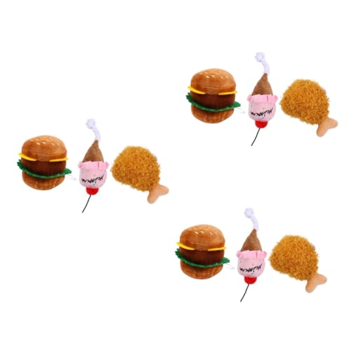 Beavorty 3sets Hund Quietschende Spielzeug Pet Plüsch Lebensmittel Form Spielzeug Sprechendes Spielzeug Für Hunde Stofftier 3 Stücke * 3 Beavorty 3sets Hund Quietschende Spielzeug Pet Plüsch Lebensmittel Form Spielzeug Sprechendes Spielzeug Für Hunde Stofftier 3 Stücke * 3 von Beavorty