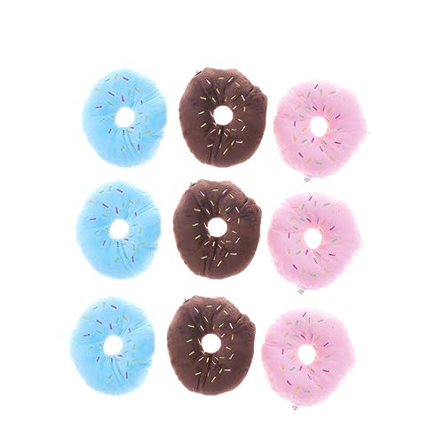 Beavorty Hundespielzeug Quietschendes Kauspielzeug-Set Für Hunde 9-teilig Donut-förmig Quietschend Quietschend Geräusch Haustierspielzeug Für Welpen Beavorty Hundespielzeug Quietschendes Kauspielzeug-Set Für Hunde 9-teilig Donut-förmig Quietschend Quietschend Geräusch Haustierspielzeug Für Welpen von Beavorty