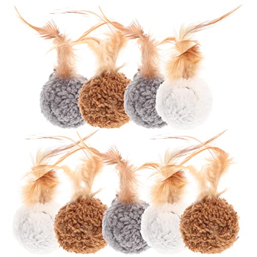 Beavorty Katze Spielzeug Material 9pcs Katze Bälle Spielzeug Set und Beavorty Katze Spielzeug Material 9pcs Katze Bälle Spielzeug Set und von Beavorty