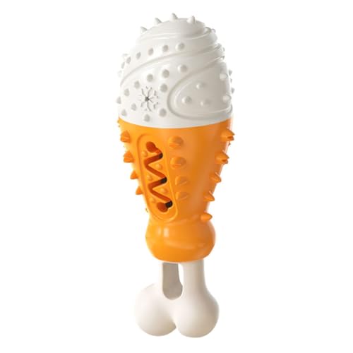 Beavorty Vielseitiges Kauspielzeug für Hunde Molar Stick Drumstick Zahnbürste Auslaufsicherer Futterspender Badespielzeug Orange Beavorty Vielseitiges Kauspielzeug für Hunde Molar Stick Drumstick Zahnbürste Auslaufsicherer Futterspender Badespielzeug Orange von Beavorty