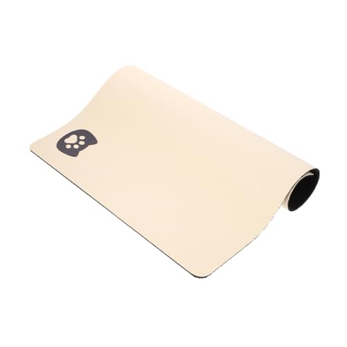 Beavorty Futtermatte für Haustiere Hundefutterpad Fressmatte für Pfote Wassernapfmatte Wasserabsorbierende Matte für Hundenapf rutschfest Katzen- und Hundefutter Reis Matte Schale Matte von Beavorty