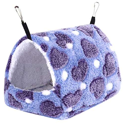 Beavorty Haustier-hängematte Hängebett Für Hamster Meerschweinchen Warmes Bett Mit Herz-Design von Beavorty