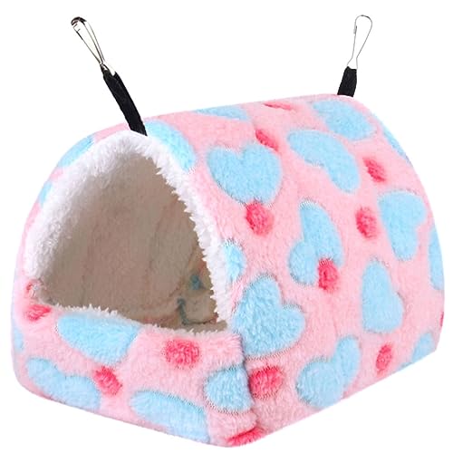 Beavorty Zwerghamster-bettwäsche Hängematte Zum Aufhängen Für Hamster Meerschweinchen Ratte Weiches Betthaus Aus Flanell-Baumwolle Beavorty Zwerghamster-bettwäsche Hängematte Zum Aufhängen Für Hamster Meerschweinchen Ratte Weiches Betthaus Aus Flanell-Baumwolle von Beavorty