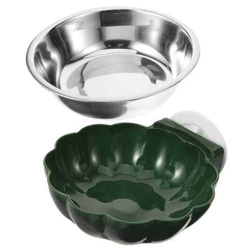 Beavorty Ergonomischer Futternapf Zum Aufhängen Großer Futternapf für Katzen und Hunde Abnehmbarer Boden Tragbar Leicht Zu Reinigen Rostfreier Stahl Kunststoff Geruchslos Grün Beavorty Ergonomischer Futternapf Zum Aufhängen Großer Futternapf für Katzen und Hunde Abnehmbarer Boden Tragbar Leicht Zu Reinigen Rostfreier Stahl Kunststoff Geruchslos Grün von Beavorty