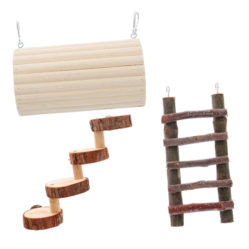 Beavorty 3stücke Teiliges Set Hamster Tunnel Spielzeug Versteck Und Kletterhilfe Für Hamster Eichhörnchen Und Chinchillas Für Kleintiere Und von Beavorty