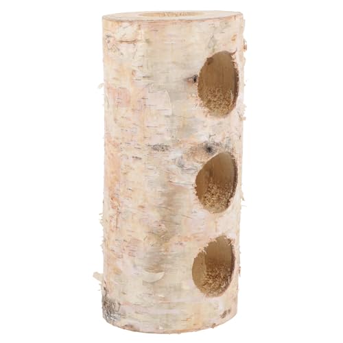 Beavorty Natürliches Holz Hamster Hideout Baumstamm Tunnel Versteck Spielzeug Für Haustier Mäuse Beavorty Natürliches Holz Hamster Hideout Baumstamm Tunnel Versteck Spielzeug Für Haustier Mäuse von Beavorty