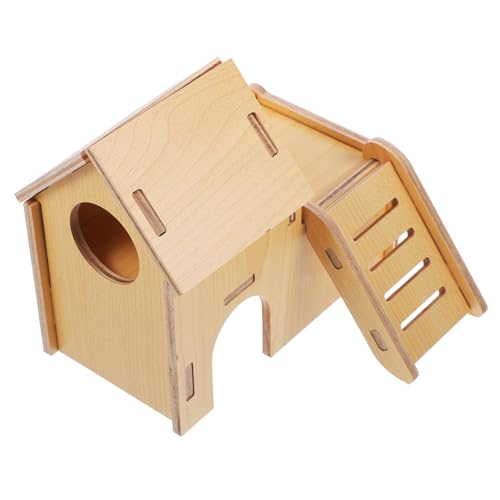 Beavorty Kleintierunterstand Aus Holz Für Hamster Und Ratten Stabile Konstruktion von Beavorty