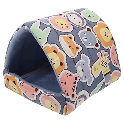 Beavorty Plüsch-haustiernest für Kleintiere Hamster Warmes Nest Komfortbett Meerschweinchen-versteck Dekoratives Rattenbett Meerschweinchenhöhle Beavorty Plüsch-haustiernest für Kleintiere Hamster Warmes Nest Komfortbett Meerschweinchen-versteck Dekoratives Rattenbett Meerschweinchenhöhle von Beavorty