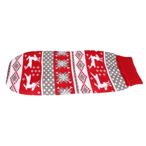 Beavorty Haustier Warmes Kostüm Hund Strickpullover Mode Weihnachten Hundekleidung Elchmuster Beavorty Haustier Warmes Kostüm Hund Strickpullover Mode Weihnachten Hundekleidung Elchmuster von Beavorty