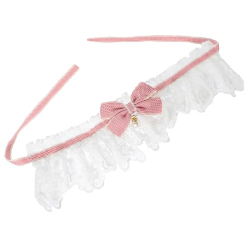 Beavorty Spitzen-haustierhalsbänder Katzenhalsband Für Kurzhaarige Haustiere Dekorative Haustierhalskette Entzückendes Kätzchenhalsband Haustier-Halsband Hundehalsband Haustier-Halsband L von Beavorty