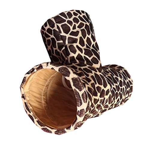 Beavorty Sicherer Stabiler Spieltunnel für Haustiere Leopardenmuster 3-Wege-Design für Chinchillas Meerschweinchen Kaninchen Heimtierbedarf Spielzeug Beavorty Sicherer Stabiler Spieltunnel für Haustiere Leopardenmuster 3-Wege-Design für Chinchillas Meerschweinchen Kaninchen Heimtierbedarf Spielzeug von Beavorty