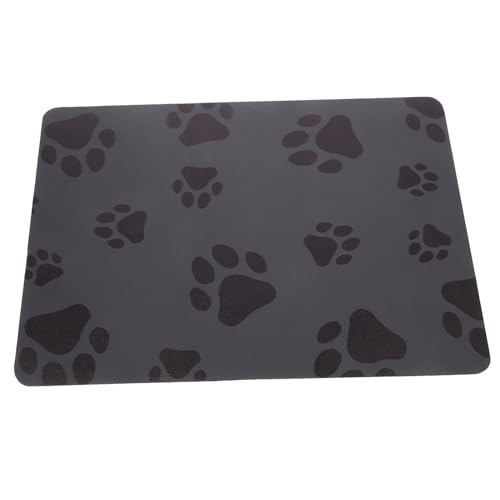 Beavorty Haustier-fütterungsmatte Große 40x30cm Pu-diatomite-Katzen-hundefutter-Matte von Beavorty