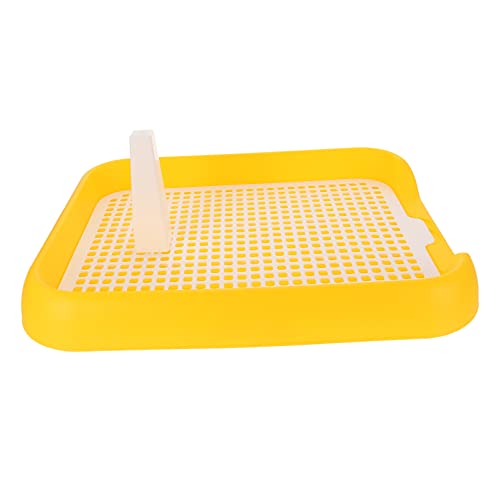 Beavorty Haustier Toilette Töpfchen Indoor Hundetoilette Welpen Sitzen Pad Gitter Sonne Gelb Praktische Pp Material Beavorty Haustier Toilette Töpfchen Indoor Hundetoilette Welpen Sitzen Pad Gitter Sonne Gelb Praktische Pp Material von Beavorty