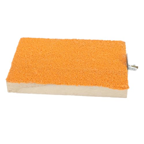 Beavorty Papagei Spielständer Papagei Schleifen Spielzeug Holz Vogel Sitzstange Für Nymphensittich Spielzeug Zufällige Farbe von Beavorty