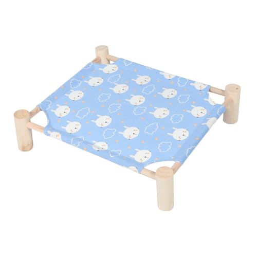 Beavorty Waschbares Hundebett Hundebett Holz Hase Alle Jahreszeiten Katzenbett von Beavorty